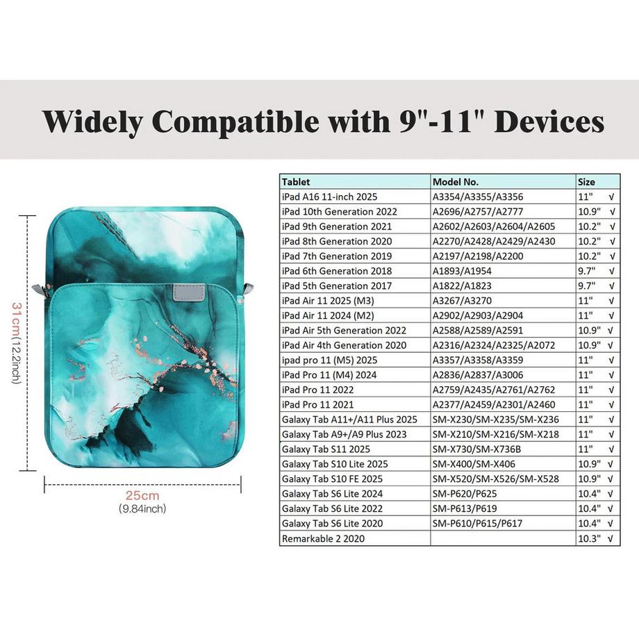Only-bags.store Custodia per Tablet con Tracolla  