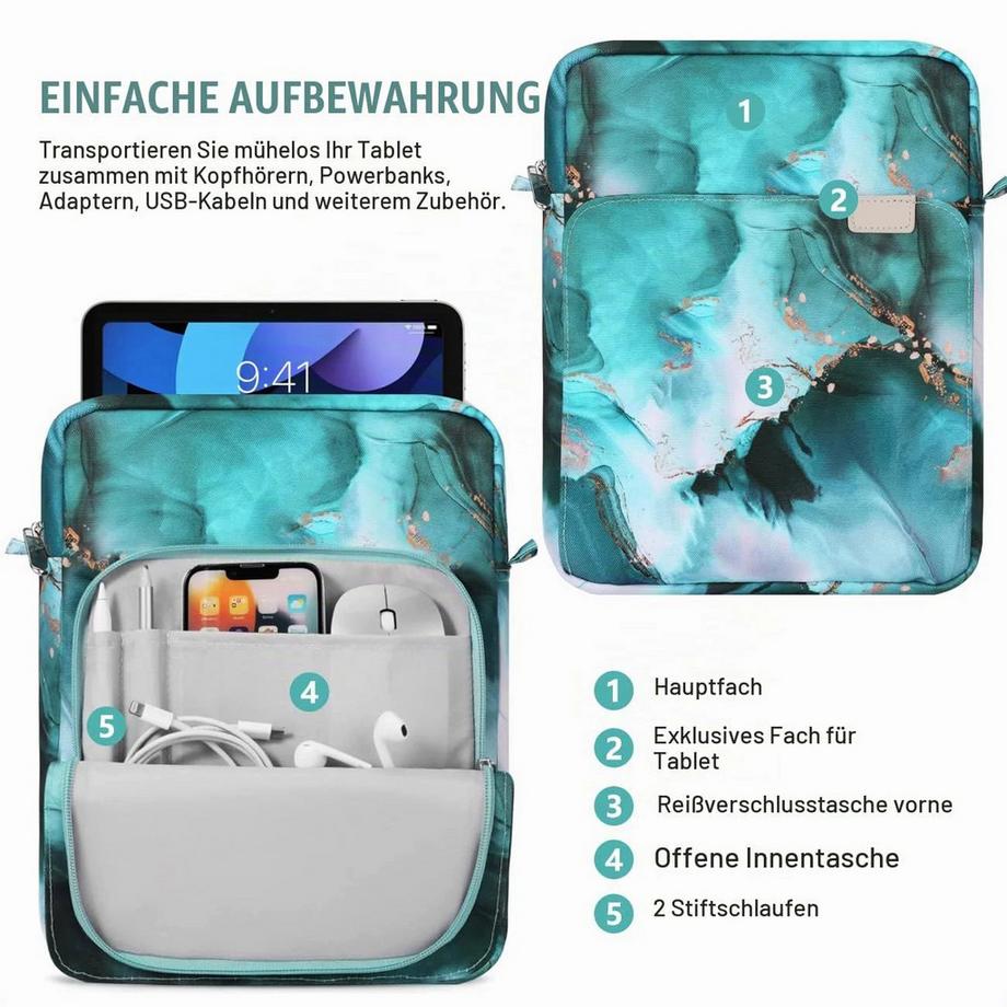 Only-bags.store Custodia per Tablet con Tracolla  
