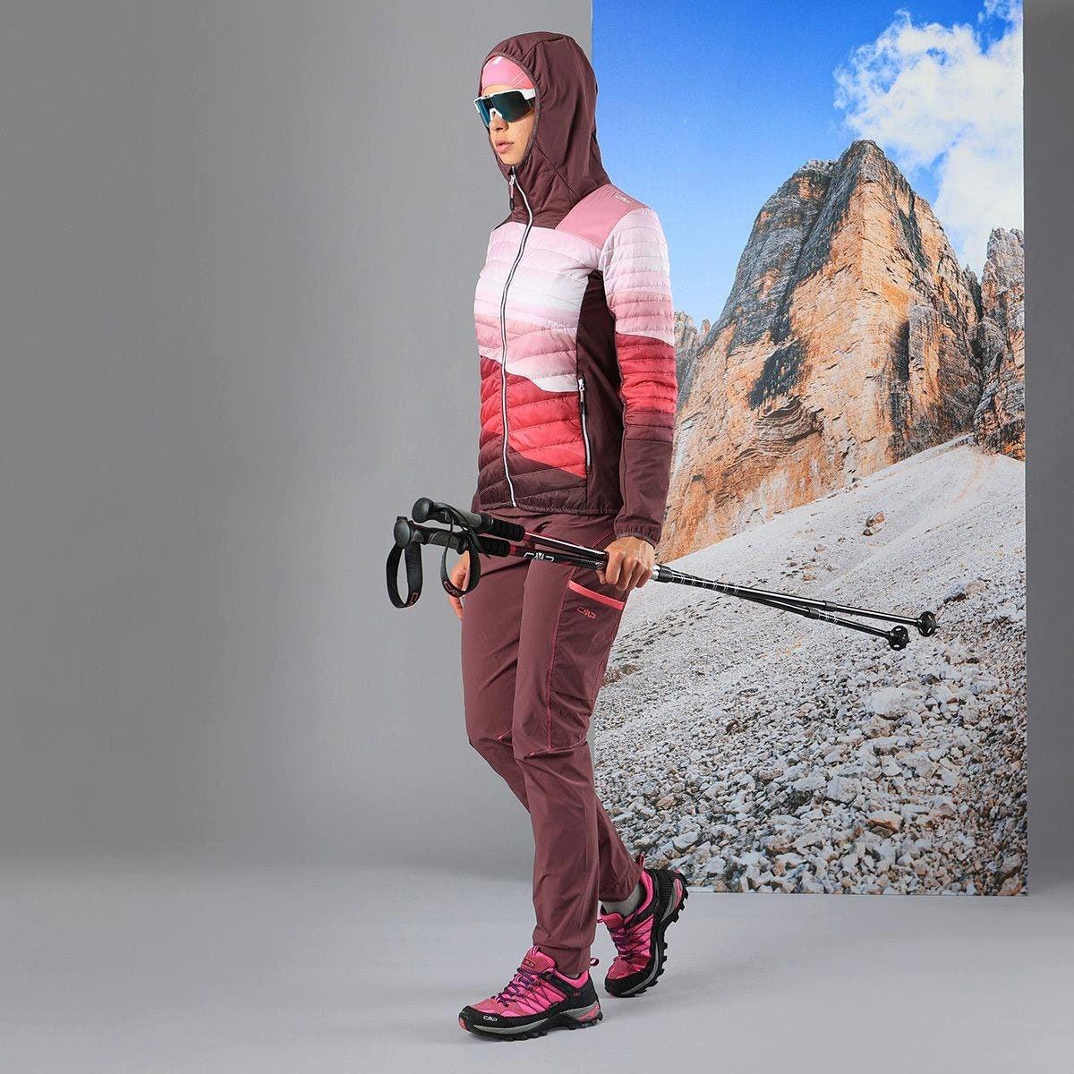 CMP Hybridjacke mit Kapuze  