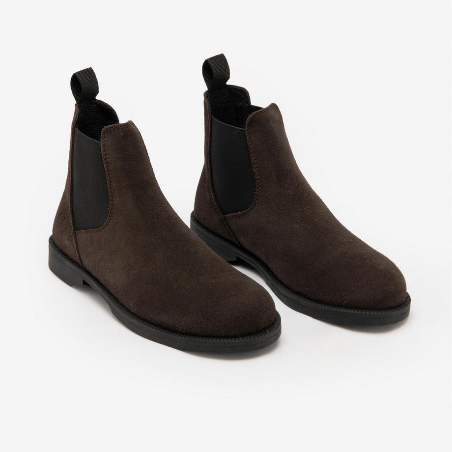 CAPERLAN  Bottines de Jodhpur cuir suédé 