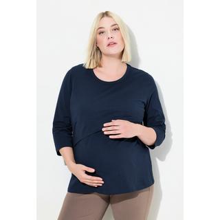 Ulla Popken Bellieva T-Shirt Maternità Funzione Allattamento  