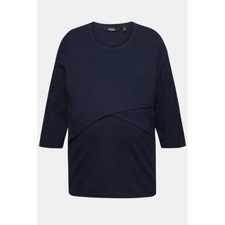 Ulla Popken Bellieva T-Shirt Maternità Funzione Allattamento  