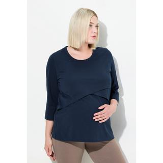 Ulla Popken Bellieva T-Shirt Maternità Funzione Allattamento  