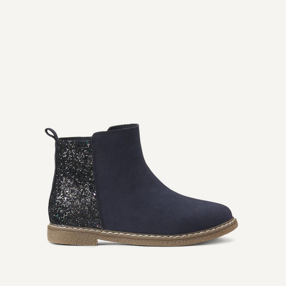 La Redoute Collections Stivali Chelsea con pannello glitter  
