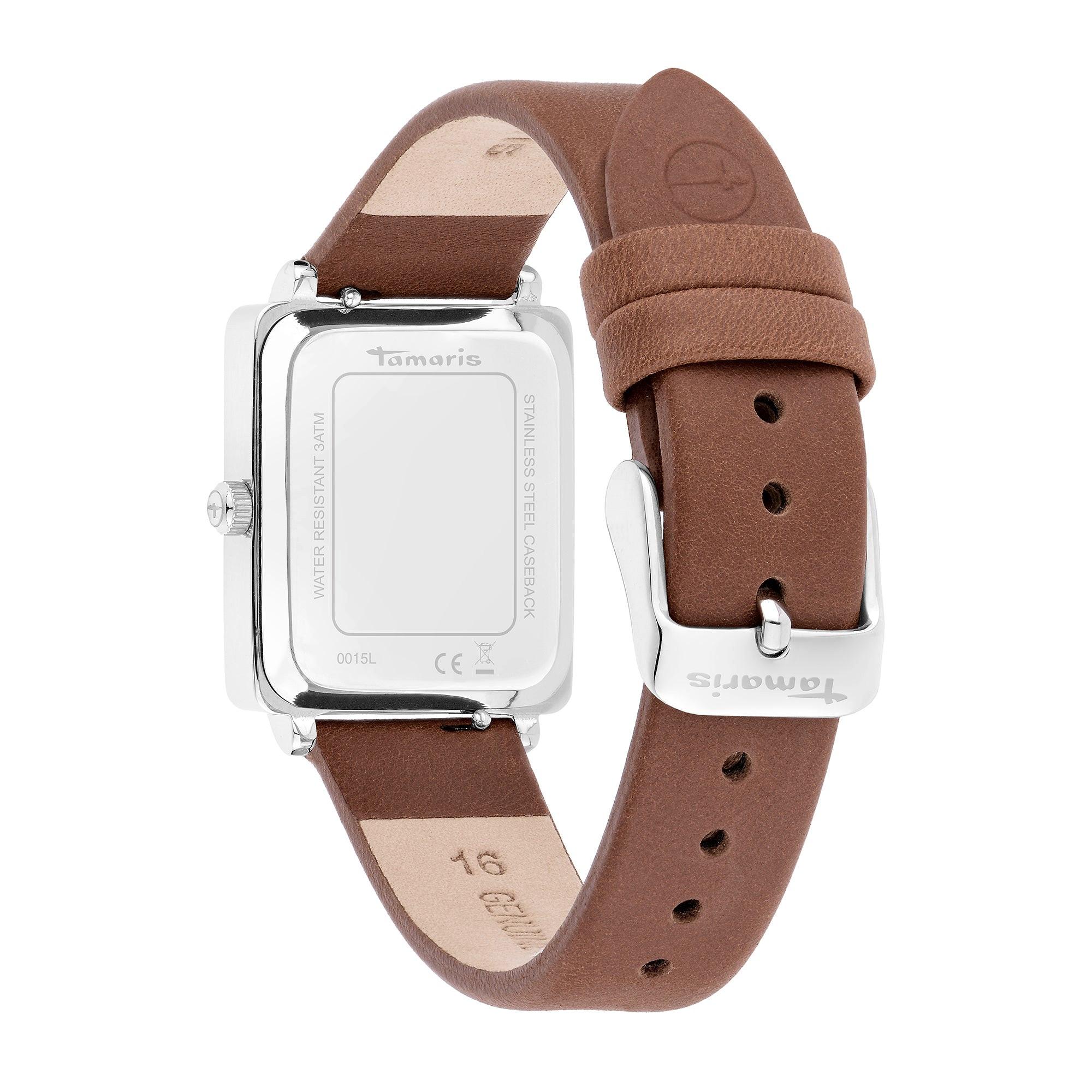 Tamaris  Edgy Leather Armbanduhr 