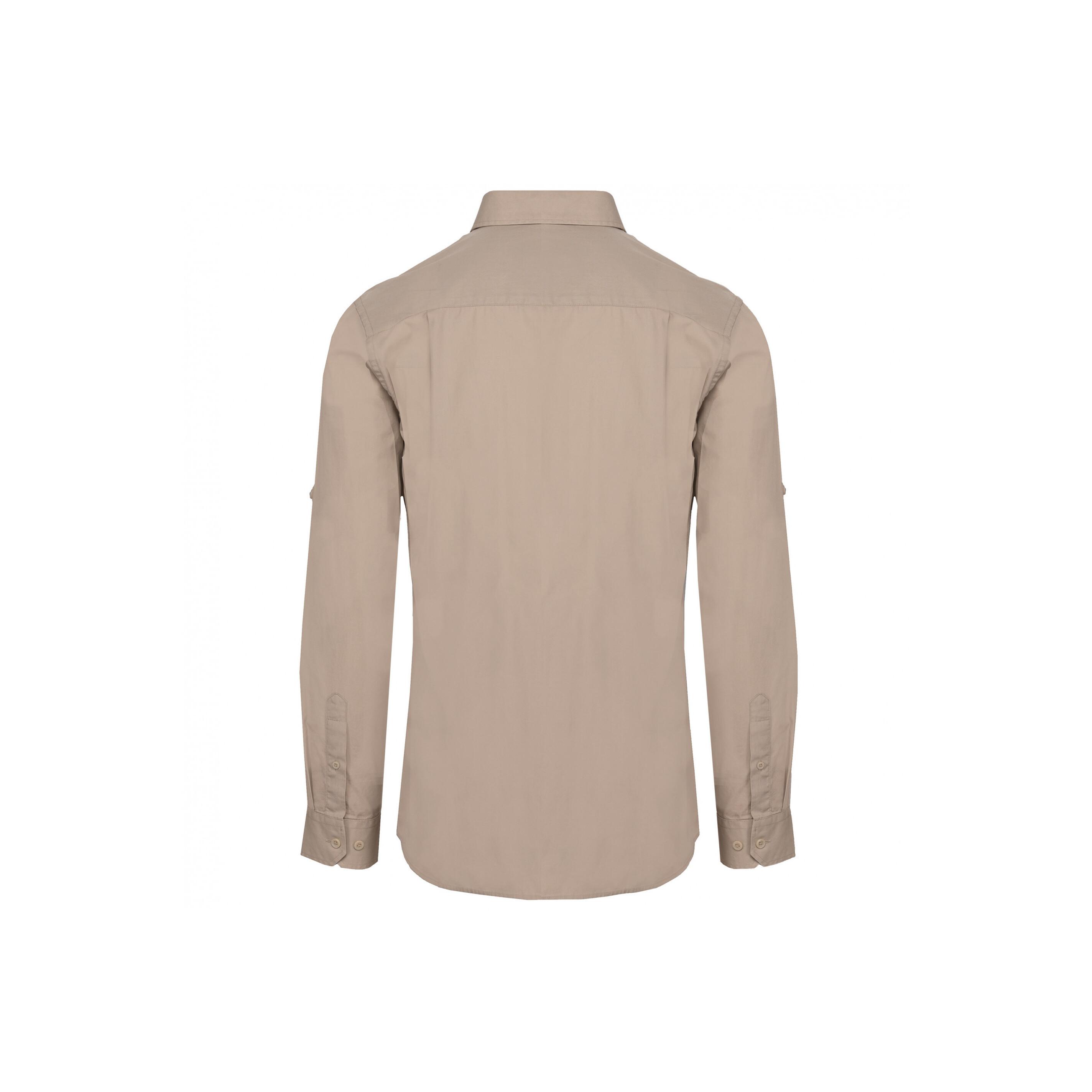 Kariban Safari Camicia Maniche Lunghe  