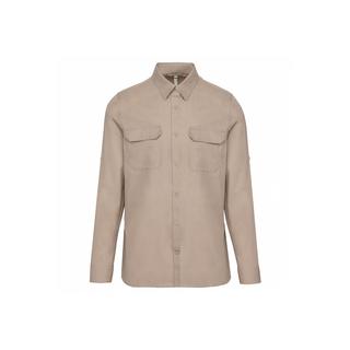 Kariban Safari Camicia Maniche Lunghe  