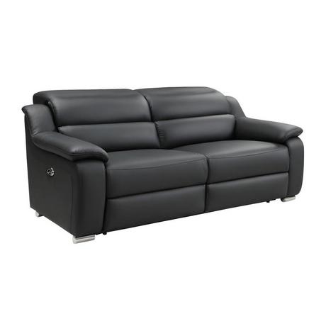 Vente-unique Relaxsofa elektrisch 3Sitzer ARENA III Leder  