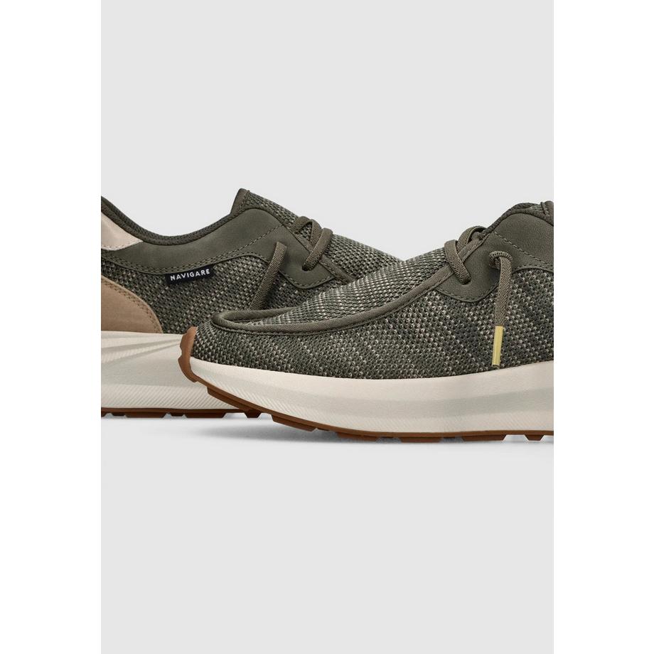 Navigare Chaussure à lacets avec tissu tricoté  