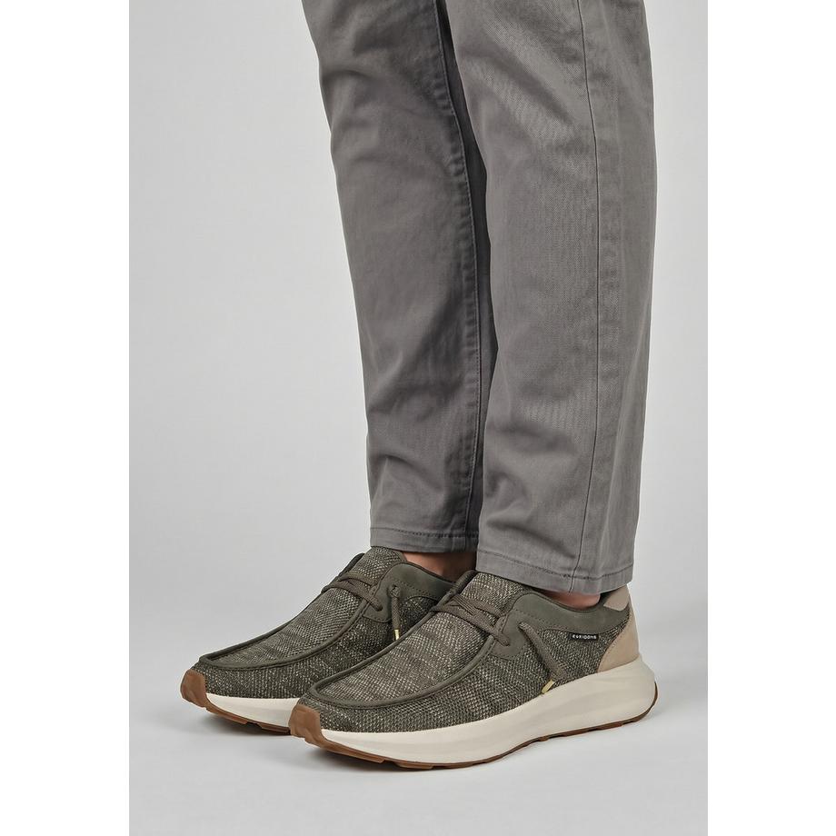 Navigare Chaussure à lacets avec tissu tricoté  