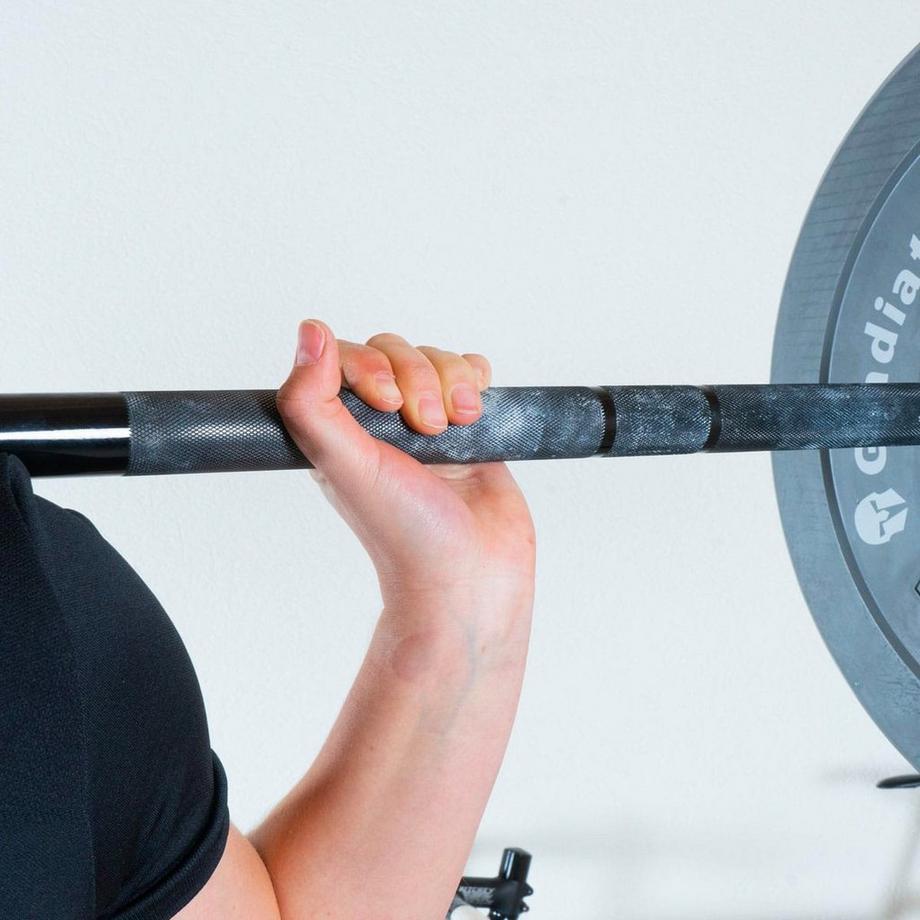 GladiatorFit  Barra pesi "Barbell" 220cm Ø 50mm + 2 fermi a disco GladiatorFit 