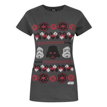 Darth Vader Fair Isle Weihnacht TShirt