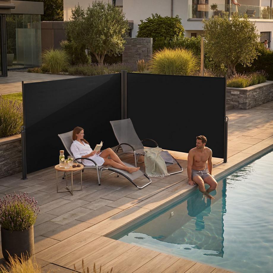 Tectake Tenda da sole a doppia anta  180 x 600 cm  