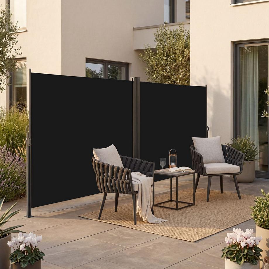 Tectake Tenda da sole a doppia anta  180 x 600 cm  