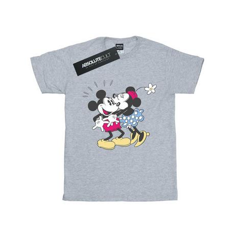 Disney  Tshirt MICKEY AND MINNIE MOUSE KISS 