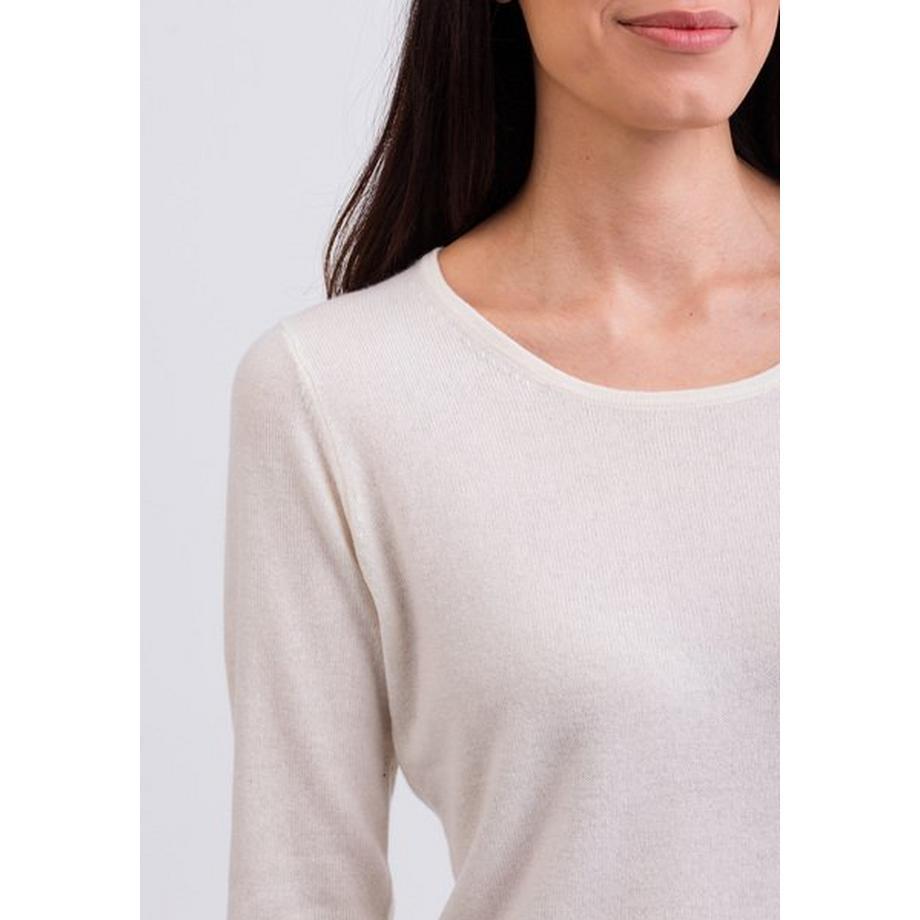 CASH-MERE.CH Kaschmir Rundhals Pullover  