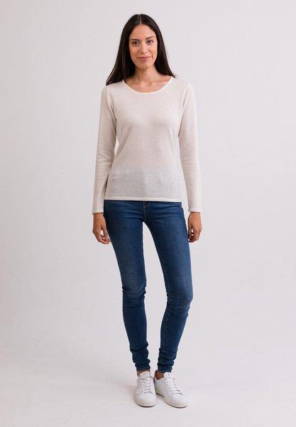 CASH-MERE.CH Pull Col Rond Cachemire  