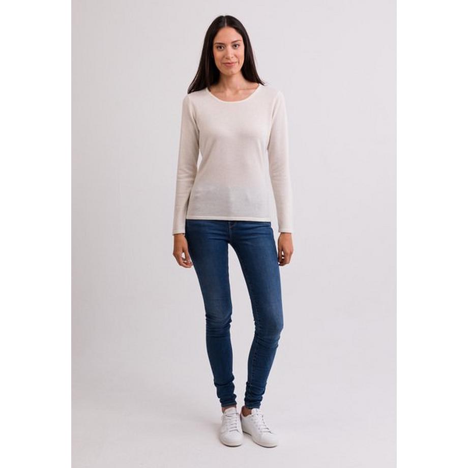 CASH-MERE.CH Kaschmir Rundhals Pullover  