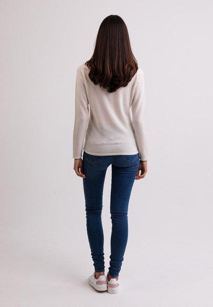 CASH-MERE.CH Pull Col Rond Cachemire  