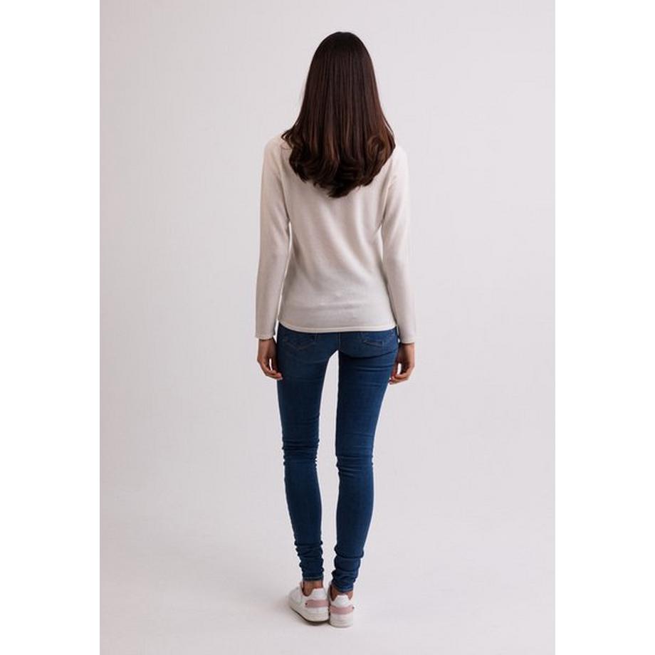 CASH-MERE.CH Kaschmir Rundhals Pullover  