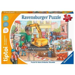 Ravensburger  Ravensburger tiptoi Puzzle 00137 Puzzle für kleine Entdecker: Baustelle, Puzzle für Kinder ab 3 Jahren, für 1 Spieler 