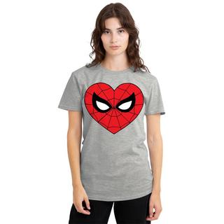 Spider-Man Herz Grafikdruck T-Shirt  