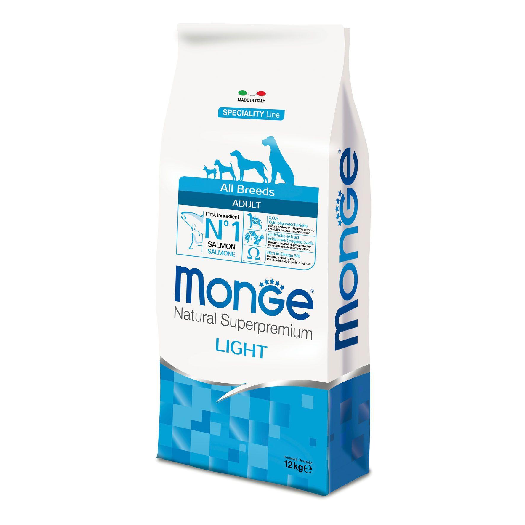 Monge  Speciality Line pour chien light au saumon 