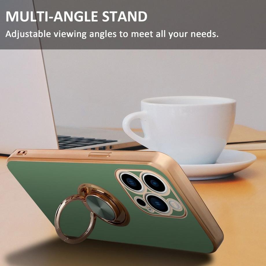 Cadorabo  Hülle für Apple iPhone 14 PRO mit Ring - Schutzhülle 