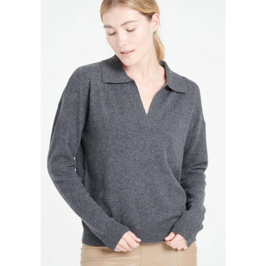 Studio Cashmere8 MIA 3 Langärmeliges Polo-Shirt  