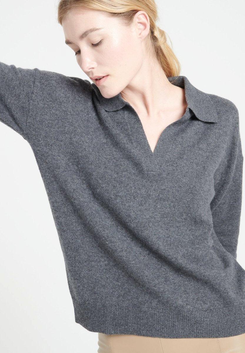 Studio Cashmere8 MIA 3 Langärmeliges Polo-Shirt  