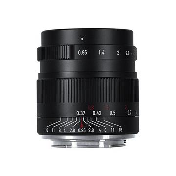 7Artisans A013B-L lentille et filtre d'appareil photo MILC Objectif standard Noir