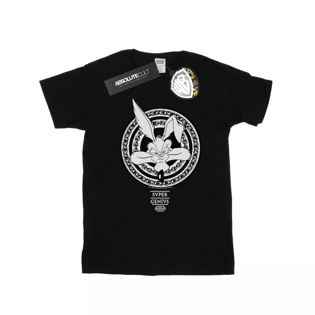 LOONEY TUNES - Super Genius TShirt, für Damen, Schwarz, Größe S