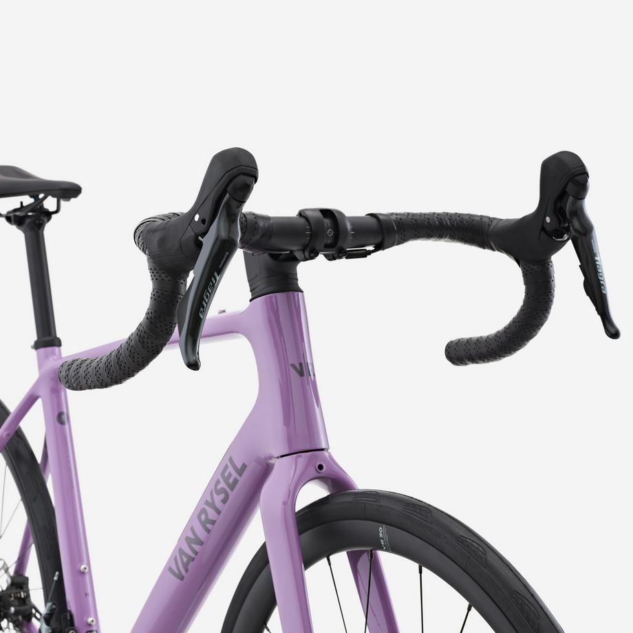 VAN RYSEL  Vélo de route carbone Shimano Tiagra 2x10v, EDR CF violet 