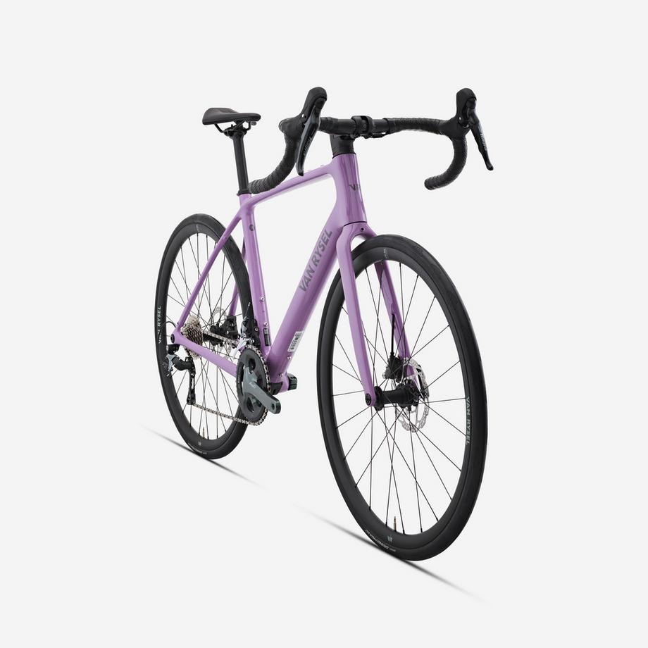 VAN RYSEL  Vélo de route carbone Shimano Tiagra 2x10v, EDR CF violet 