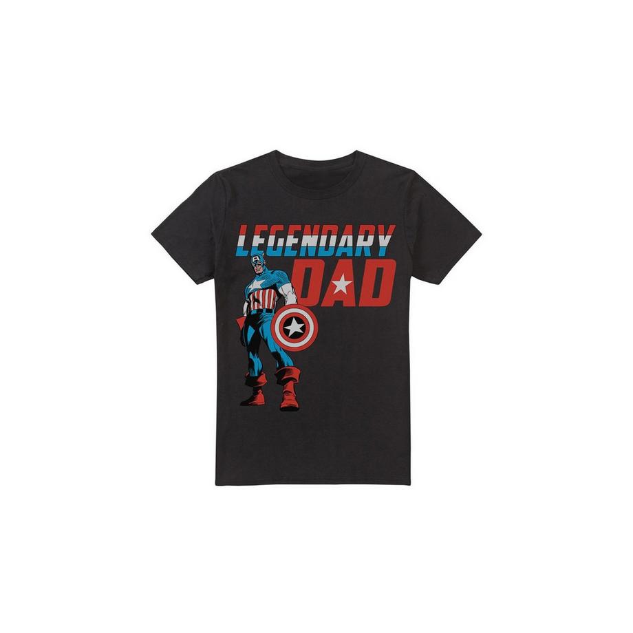 CAPTAIN AMERICA Legendary Dad T-Shirt  