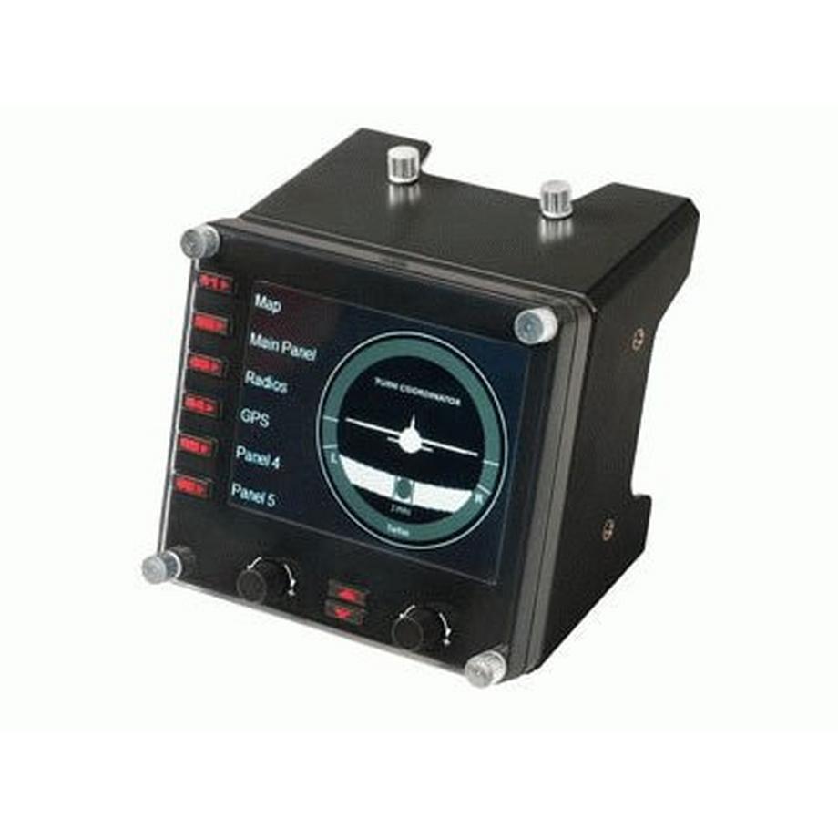 logitech G  G Flight Instrument Panel Schwarz USB 2.0 Flugsimulation Analog / Digital PC 