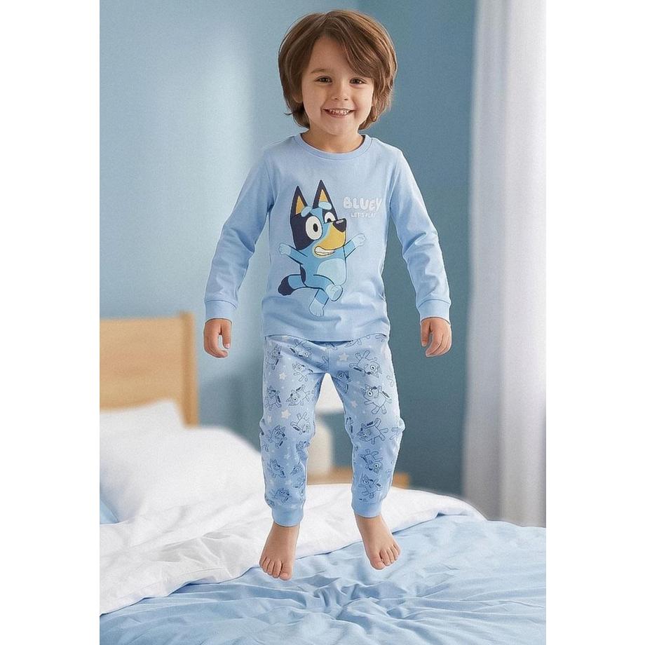 Disney  Langarm Pyjama   mischung   Bluey Motiv 
