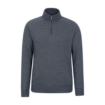 Bamburgh Pullover mit halbem Reißverschluss