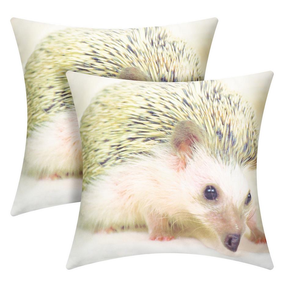 Avizar 2 Stk. Kissenbezüge Igel  