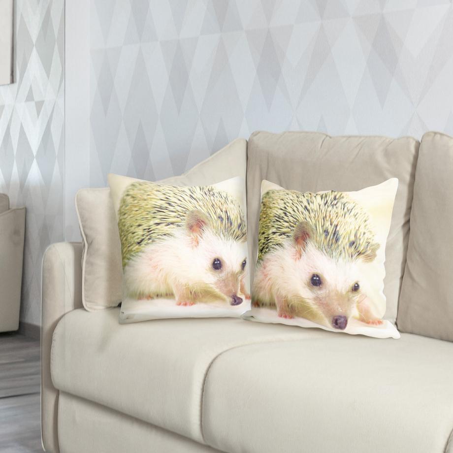 Avizar 2 Stk. Kissenbezüge Igel  