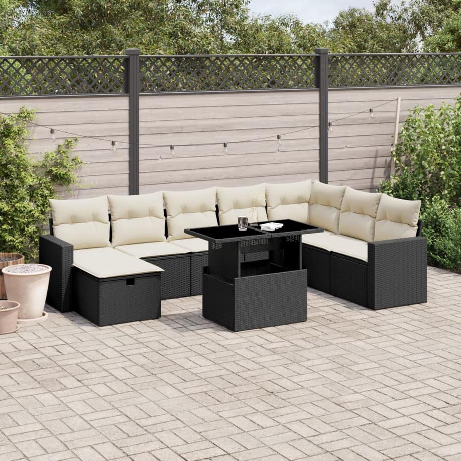 VidaXL Garten sofagarnitur poly-rattan  
