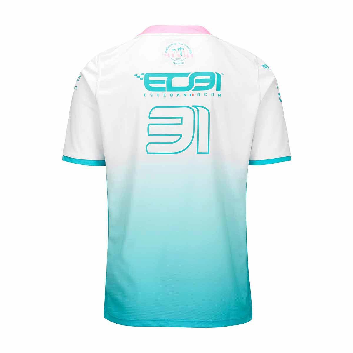 Kappa  maglia alpine f1 kombat miami ocon 2024 