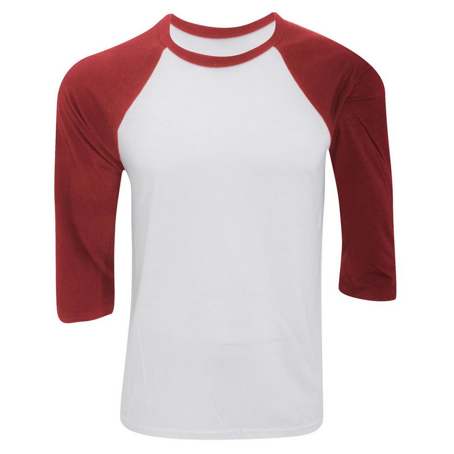 Canvas T-ShirtDe Baseball À Manches 3/4