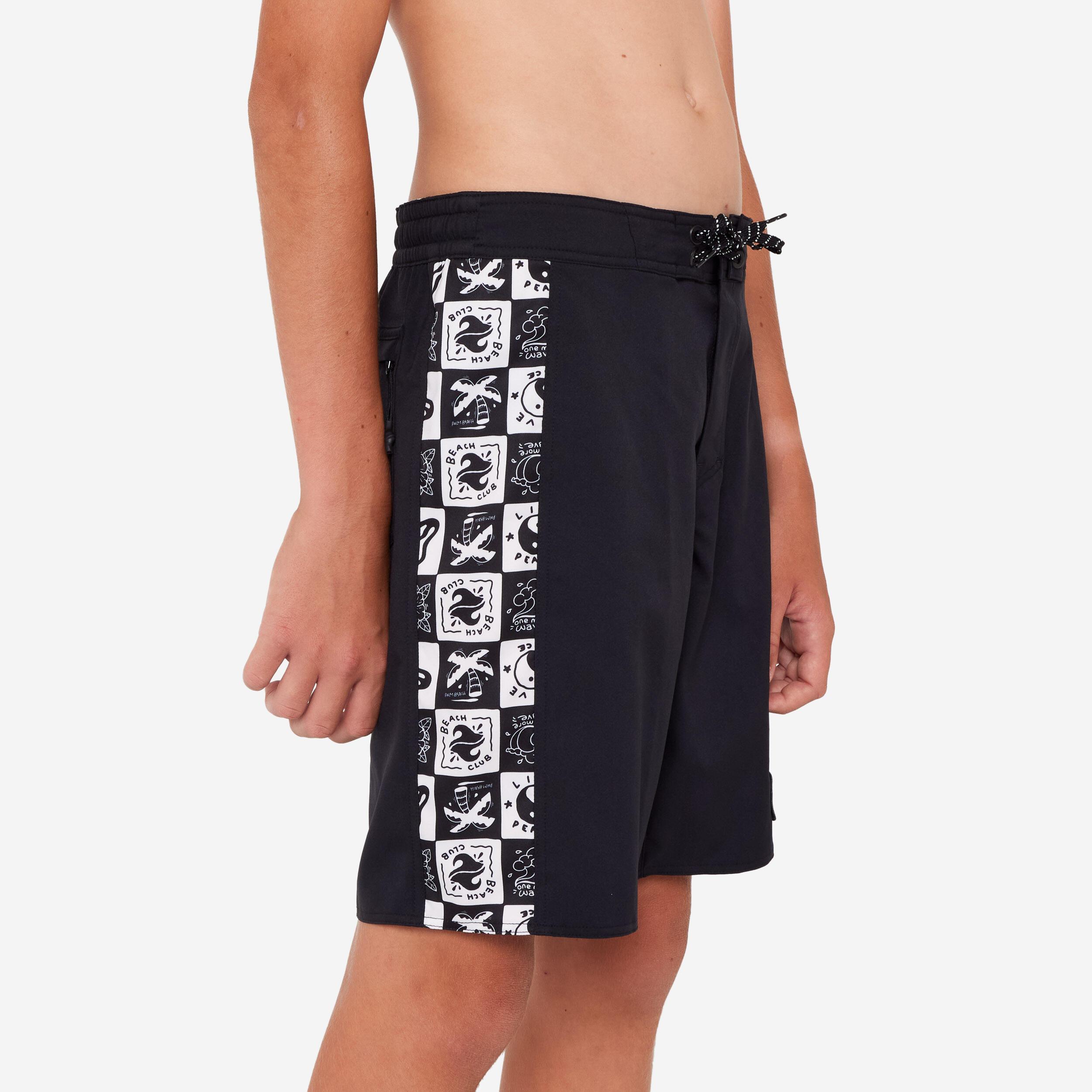 DECATHLON  Boardshort surf garçon polyester 