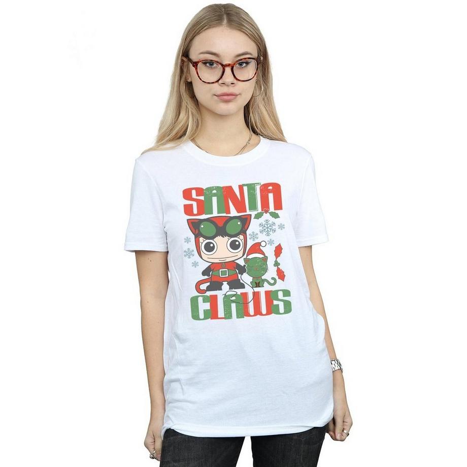 DC COMICS Santa Claws T-Shirt Stampa Grafica  