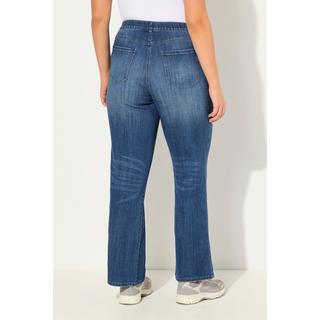 Ulla Popken  Jeans modello Mary con taglio della gamba dritto e comoda elasticizzazione 