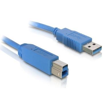 USB 3.0 Cable - 1.8m USB Kabel 1,8 m USB A USB B Blau