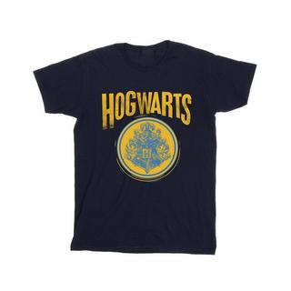 Harry Potter Hogwarts Stemma T-Shirt Maniche Corte  