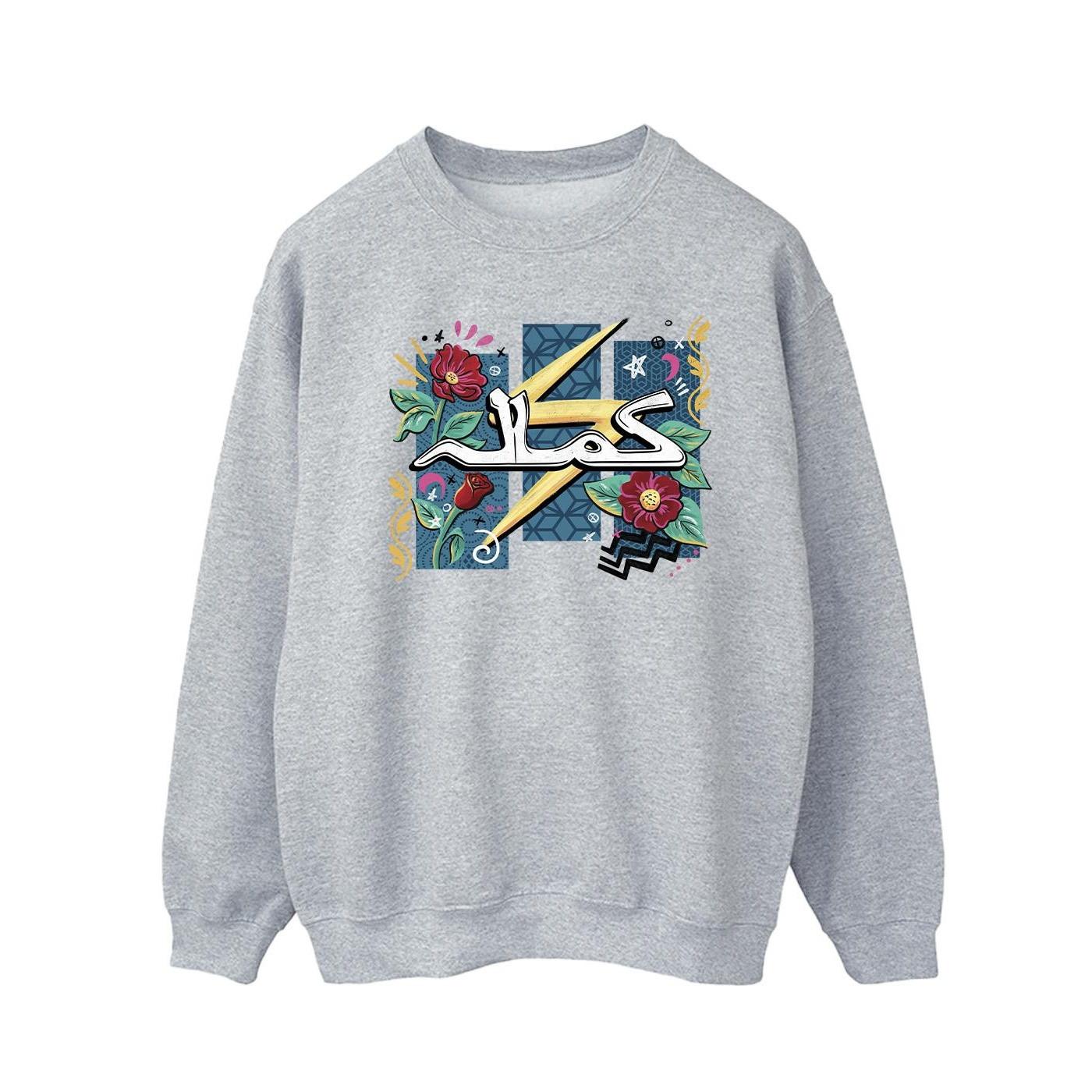 MARVEL  Ms Flower Lightning Sweatshirt 