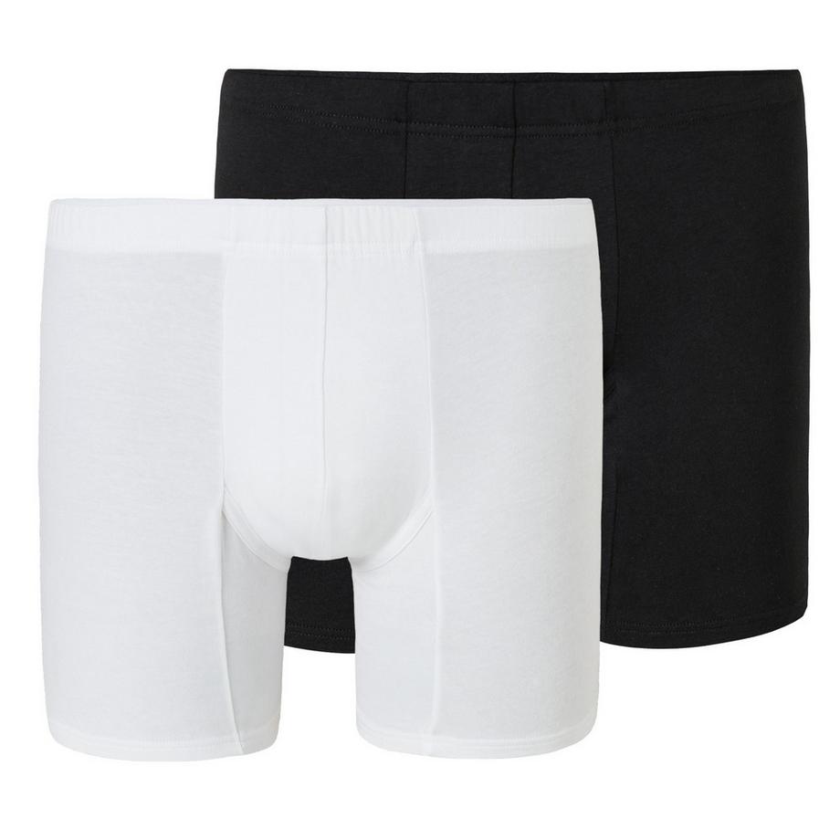 Schiesser Boxershorts 2er Pack Bequemer Sitz Premium Baumwolle  
